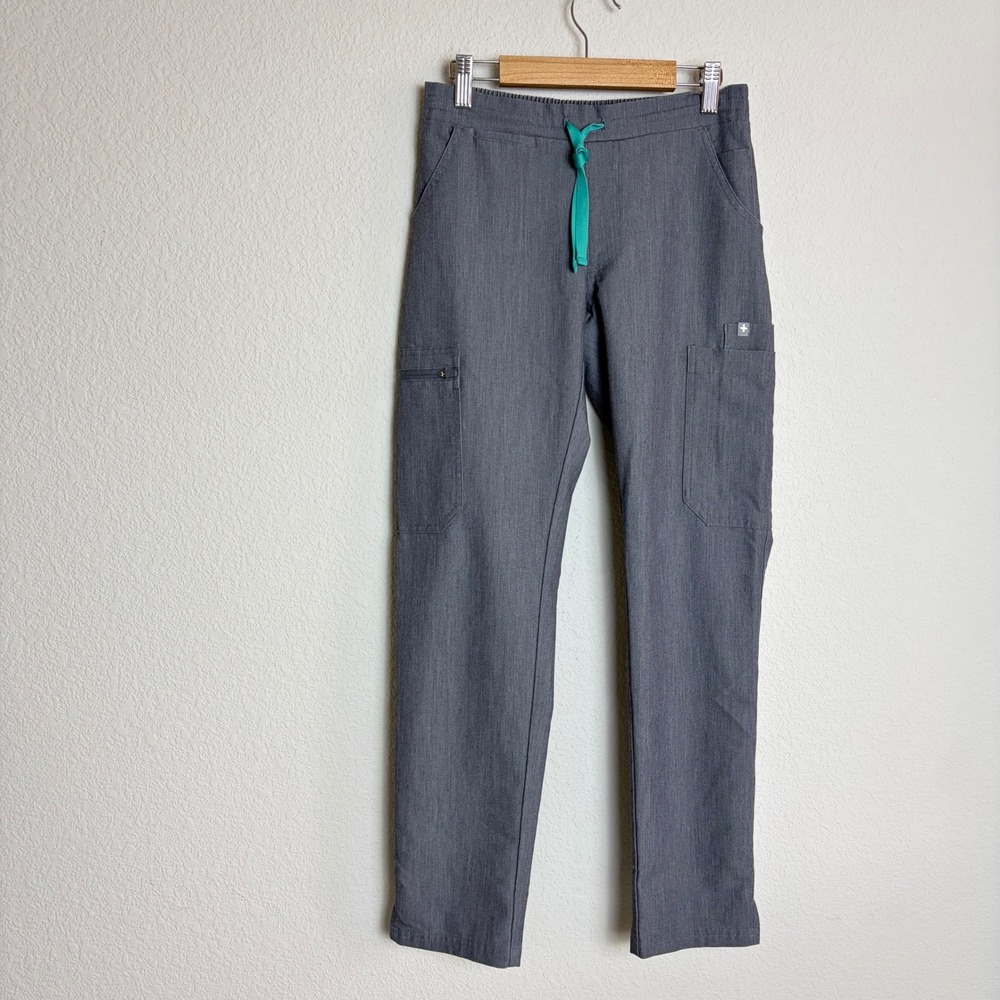FIGS Technical Collection XXS Heather Gray Scrub Pants TW2000P